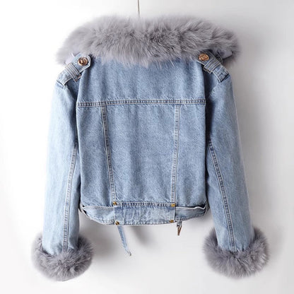 Manteau en denim luxueux Bethany