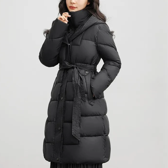 Manteau bouffant à capuche Alexandra