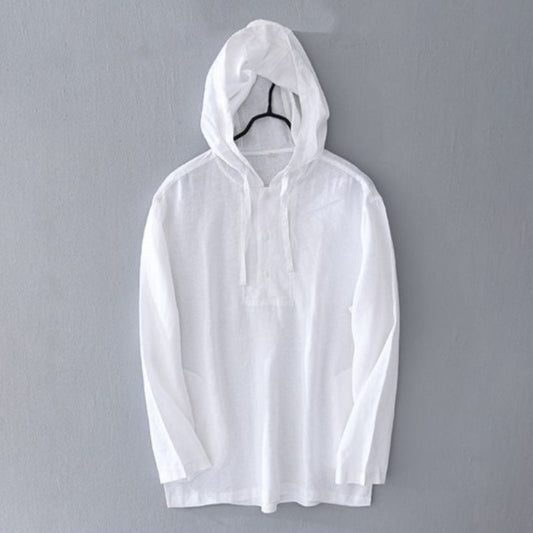 PULL À CAPUCHE EN LIN VIVA