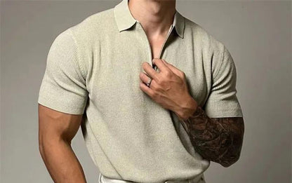 AVANTAGE ZIP MUSCLE SHIRT