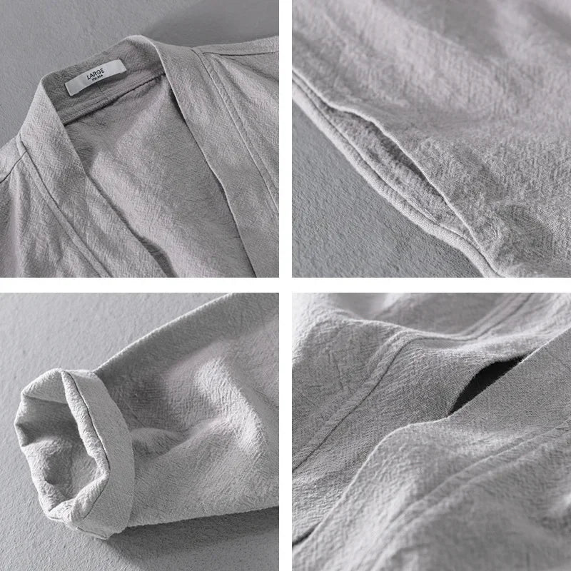 CARDIGAN EN LIN AERO